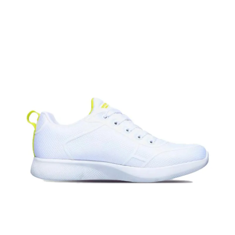Skechers Bob's Slip Resistant Low Top Casual Shoes Women's White Yellow-1