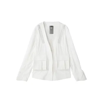 NORVINCY Western Artsy Style Low Neck Jacket Unisex