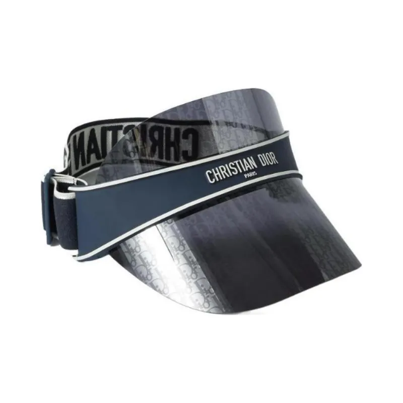 DIOR Plexiglass Sun Protection Hats Women's Marine Blue-1