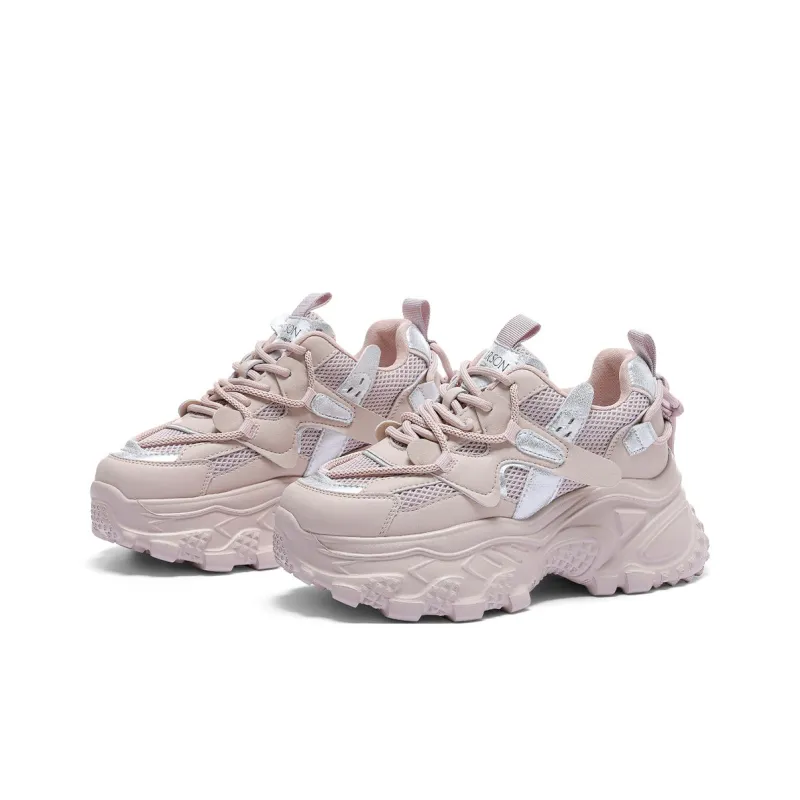 HARSON Wear-Resistant Slip-Resistant Low-Top Chunky Sneakers Women's-16