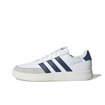 Adidas BREAKNET 2.0 Non slip Lightweight Low Top Skateboard Shoes Unisex White Blue