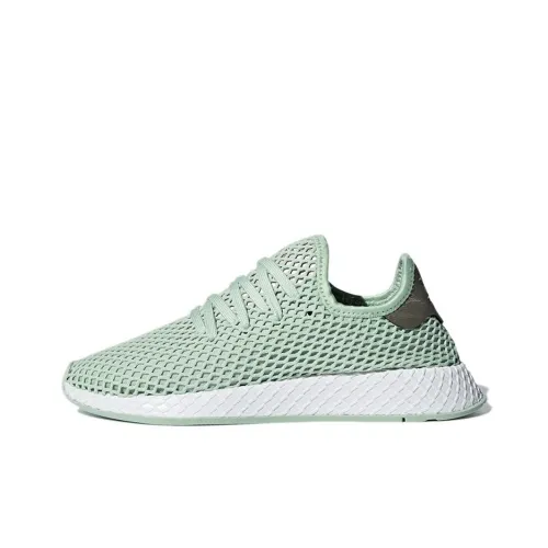 Adidas Originals Deerupt Running Shoes Women's Low-Top Green/White