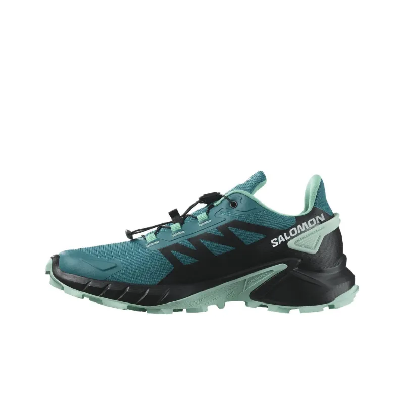 SALOMON Supercross 4 Anti-Slip Wear-Resistant Low-Top Running Shoes Women's Blue-0