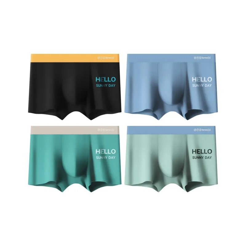 H-YXIANG Underpants Men's 4 Pack-8