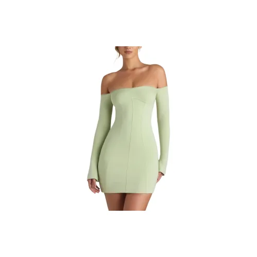 OH POLLY Long-Sleeved Dresses Women's Spring Green