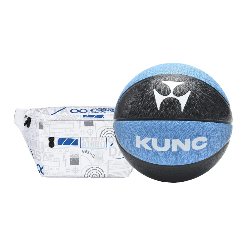 Sijue PU Basketball Blue Black Size 7 Training Unisex-7