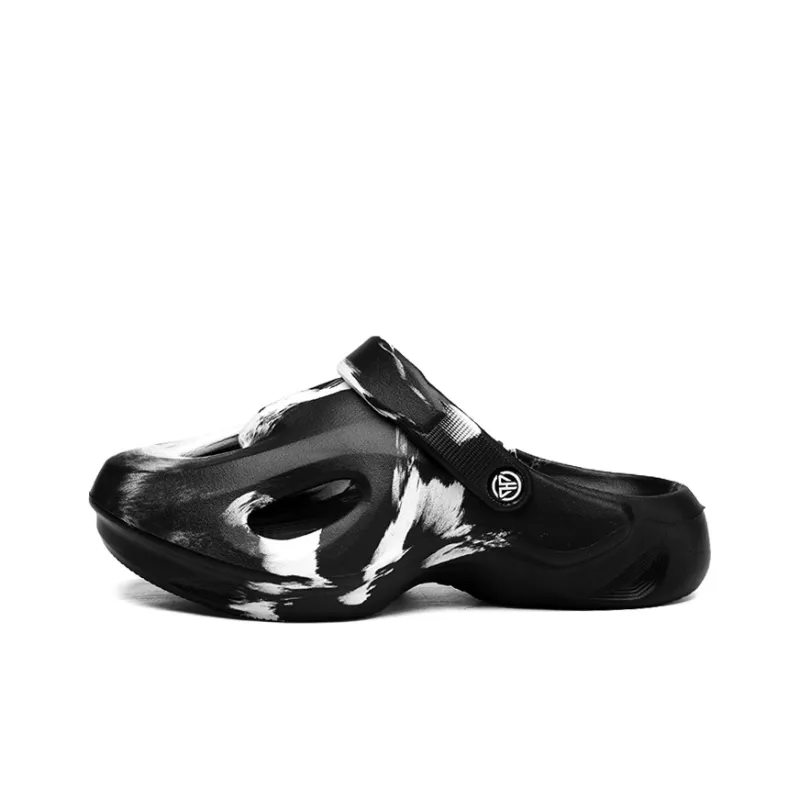OUBT Ink Wash Rendering Design Clogs Men's-5