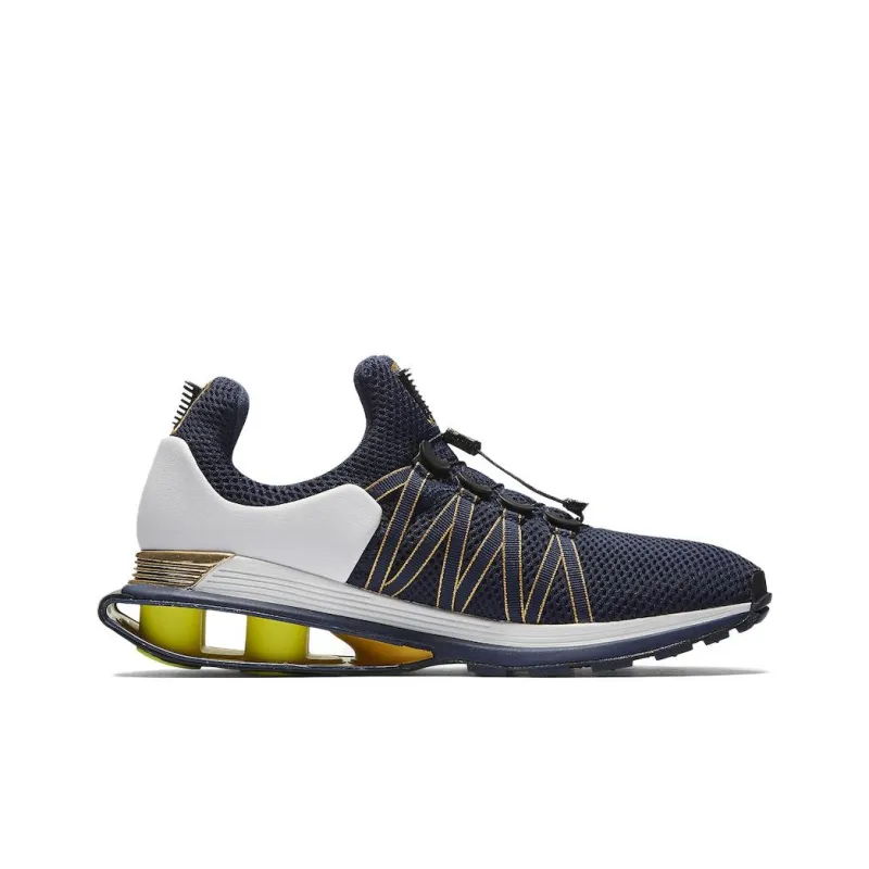 Nike Shox Gravity Midnight Navy Metallic Gold-1