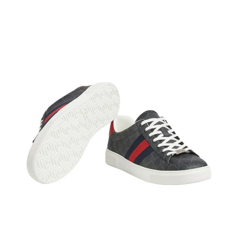 GUCCI Ace 'GG Supreme Canvas Black'-5