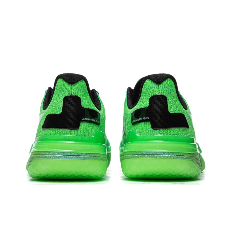 LINING Gamma Basketball Shoes Men Low Top Green-5