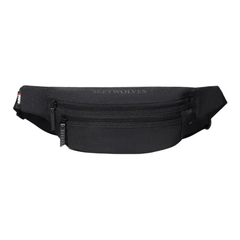 SEPTWOLVES Fabric Sling Bag, Shoulder Bag, Crossbody Bag Regular Men's Black-0