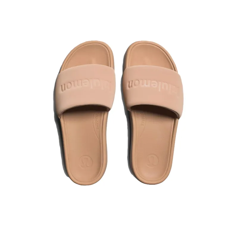 Lululemon Restfeel Slide Slip-Resistant Abrasion-Resistant Slide Slippers Women's Beech Wood Color-3