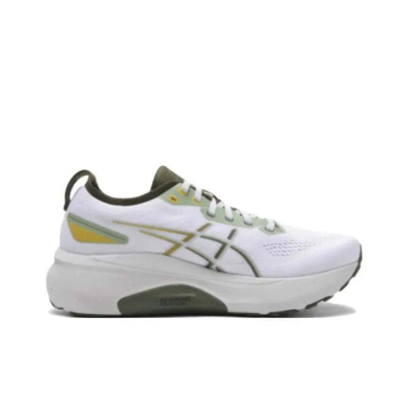 Asics Gel Kayano 31 Slip Resistant, Abrasion Resistant, Breathable Low Top Running Shoes Men's White Green-1