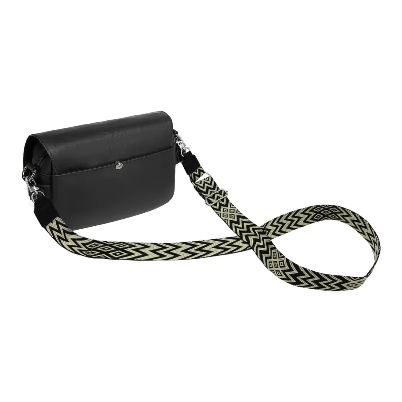 Slazenger PU Shoulder Bags Regular Unisex Classic Black-15