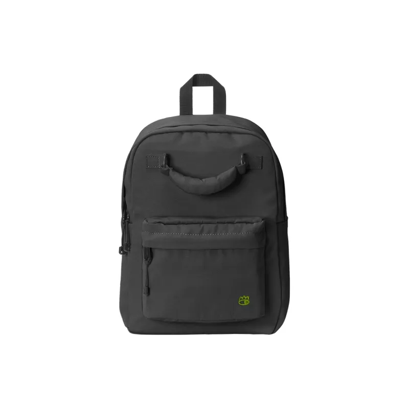 Bromen Polyester Backpack Small Size Unisex Khaki/Mustard Green/Black-1