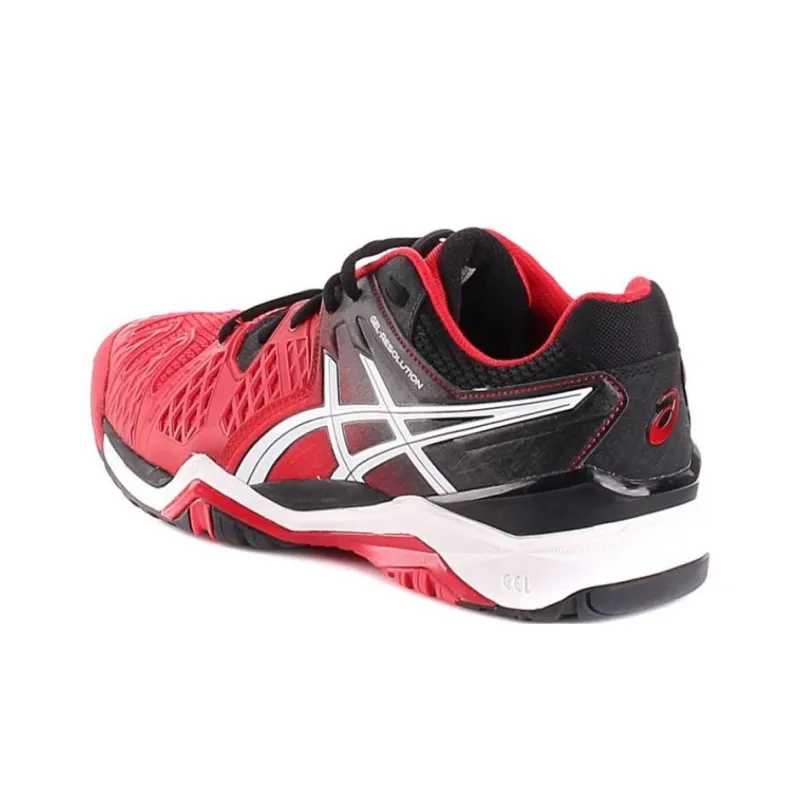 Asics Gel-Resolution 6 Running Shoes Men Low-Top Red-4
