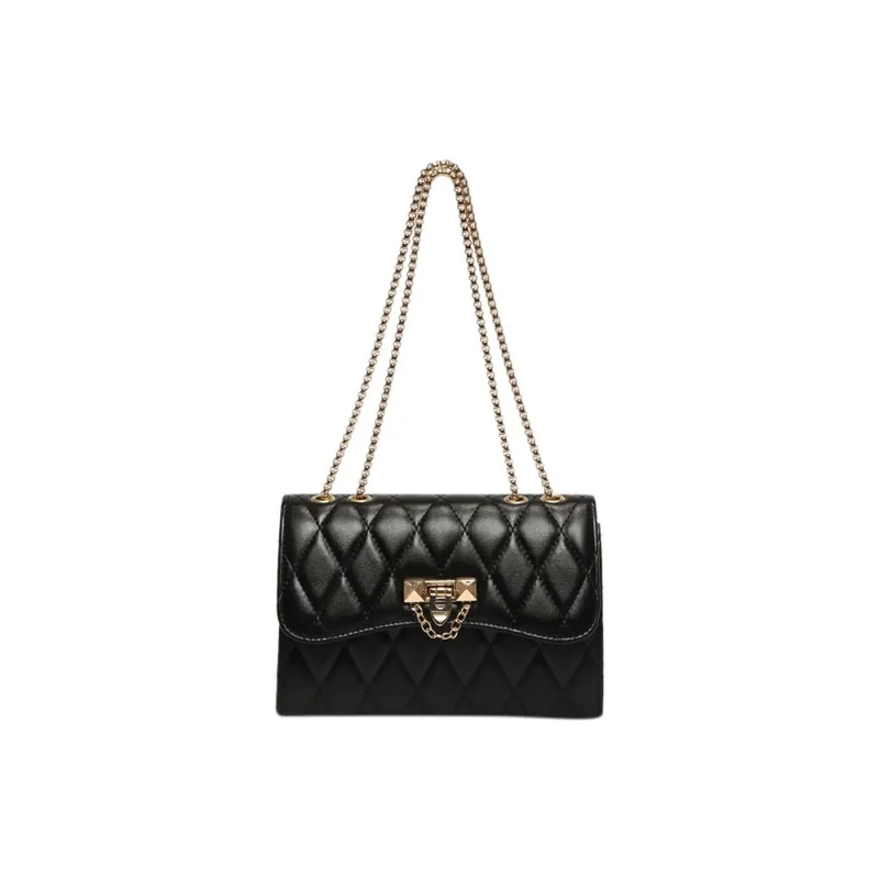 SUPERCUTE PU Crossbody Bags Shoulder Bags Regular Women's Black White/Pink/Khaki-1