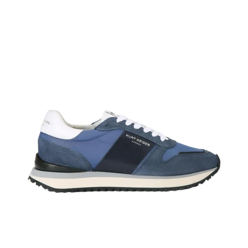 Kurt Geiger London Diego Low-Top Casual Shoes Men's Blue-1