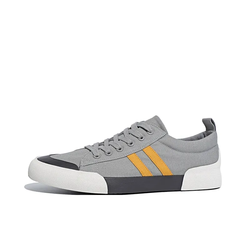 Baoda Low-Top Canvas Shoes Men's Black-7