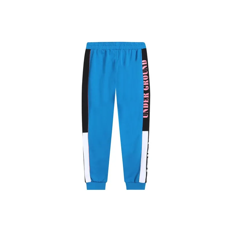PEAK Basketball Culture Series Knitted Sweatpants Men's Storm Blue-1
