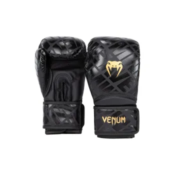 VENUM Boxing Gloves Synthetic Leather Unisex Black Gold