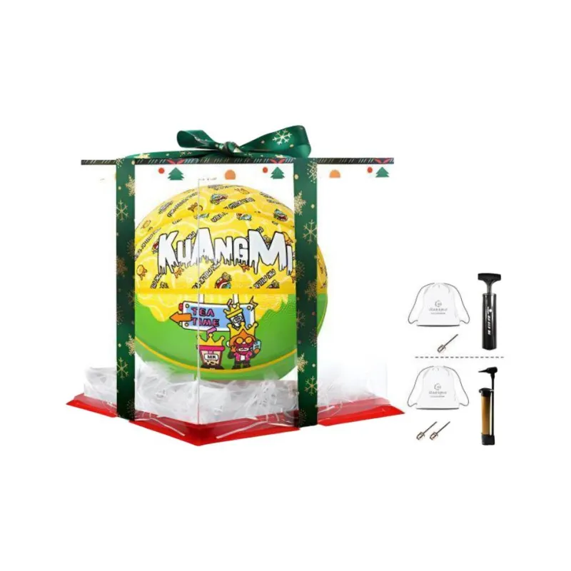 Kuangmi x MK MONKEY KING Microfiber Leather Basketball Yellow Green Size 7 Ball Training Unisex-9