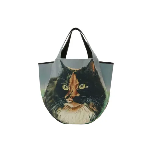 JW Anderson Maxi Cat-print Canvas Tote Bag