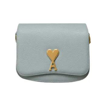 AMIPARIS Logo Plaque Foldover Top Shoulder Bag