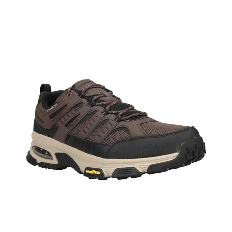 Skechers Breathable Lightweight Rebound Low Top Casual Running Shoes Men's Black-2