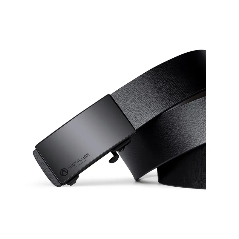 AUGTARLION Luxe Business Casual Flat Letter Pants Belt Cow Leather Leather Belts Men's 3.5cm-4