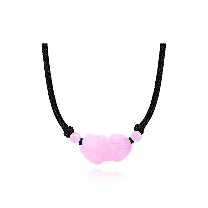 Zheng Baifu Chalcedony Jade Necklaces Unisex-4