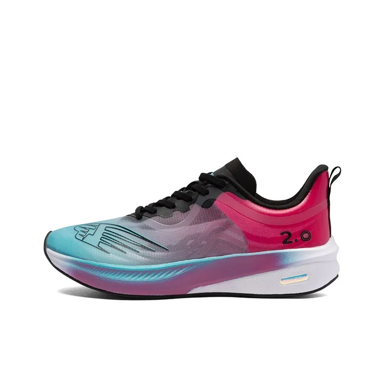LPMX Comfortable And Soft For Body Measurement And Testing Sprint Racing Low Top Running Shoes Men's Rose Red Moonlight-0