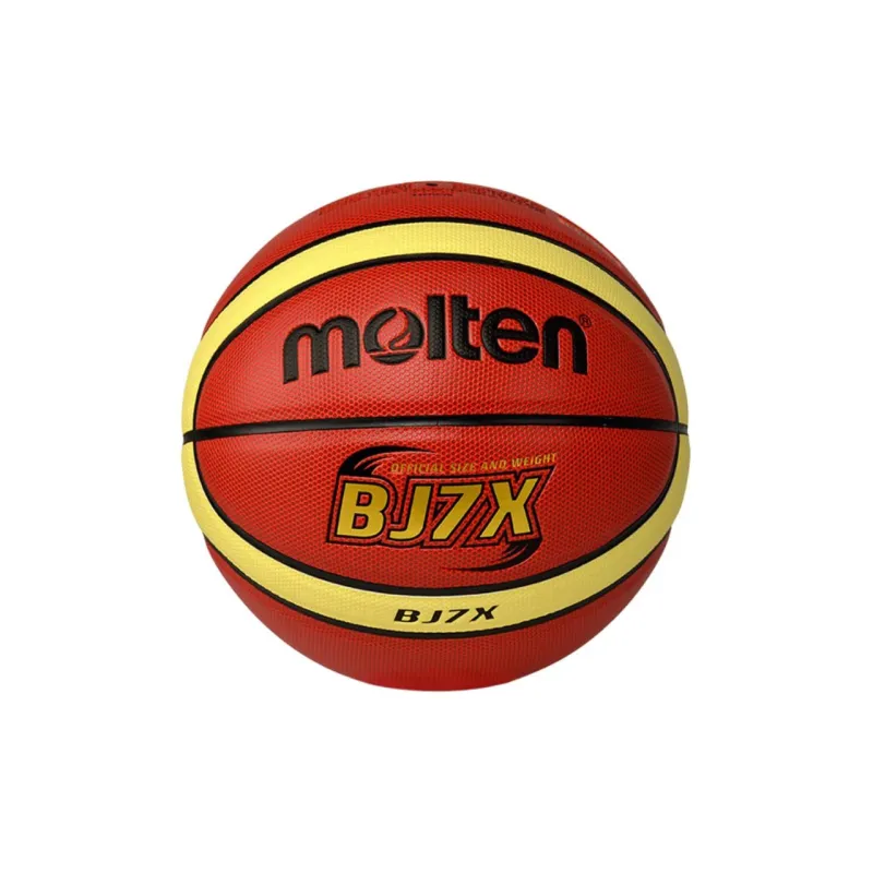 Molten PU Basketball Saffron Size 7 Ball Size 6 Ball Size 5 Ball Size 4 Ball Training Unisex-5