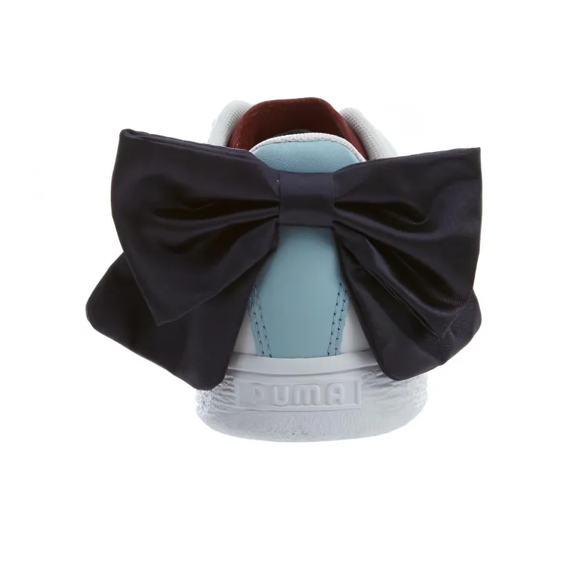 PUMA Basket Bow 'White Peacoat' Women's-4