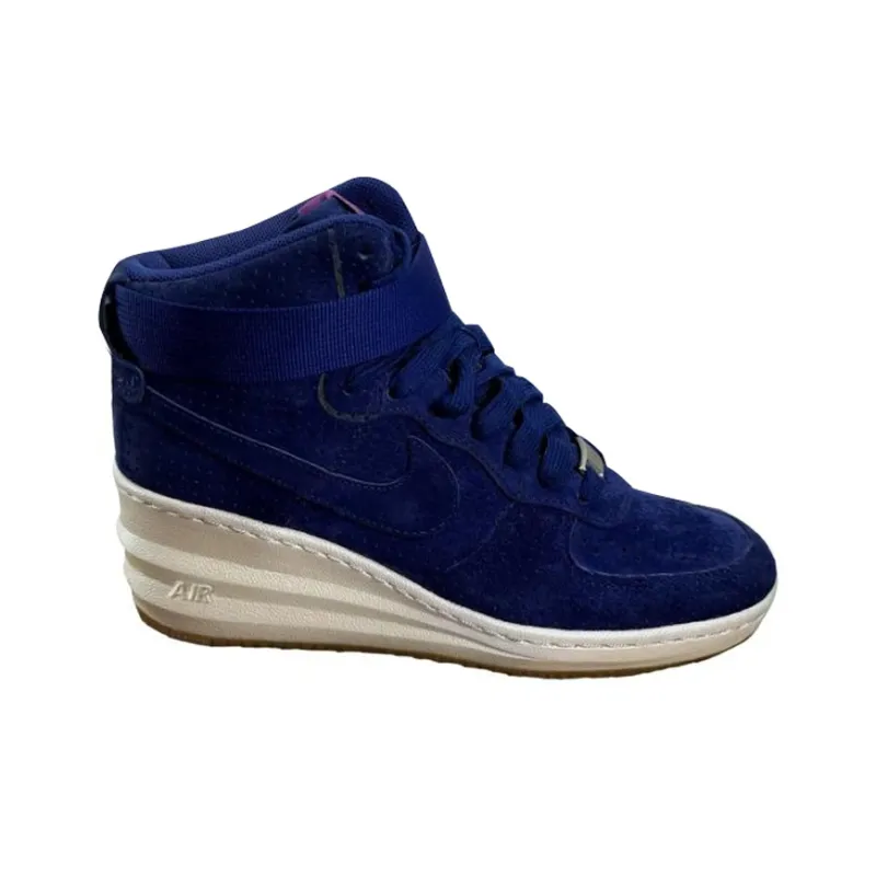 Nike Lunar Force 1 Sky High Royal Perforated Suede Women's-1