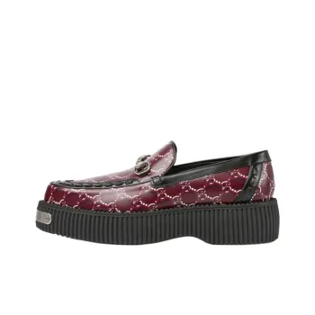 GUCCI Horsebit Loafers Men Red
