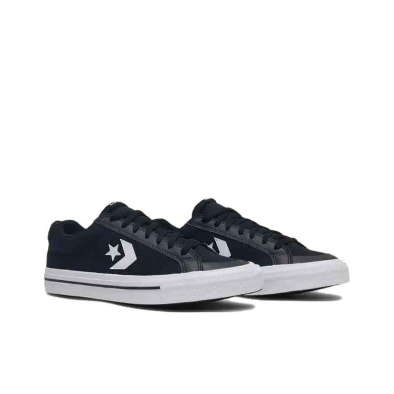 Converse Sport Casual Anti Slip Wear Resistant Low Top Skateboard Shoes Unisex Black-2