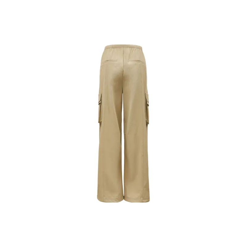 ONLY Casual Pants Women's C64 Moss Gray-1