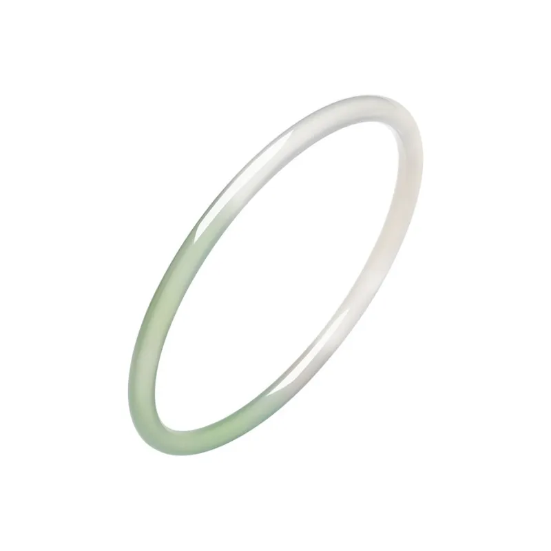 LIU GUI FU JEWELRY Chalcedony Jade Bangles Women's-0