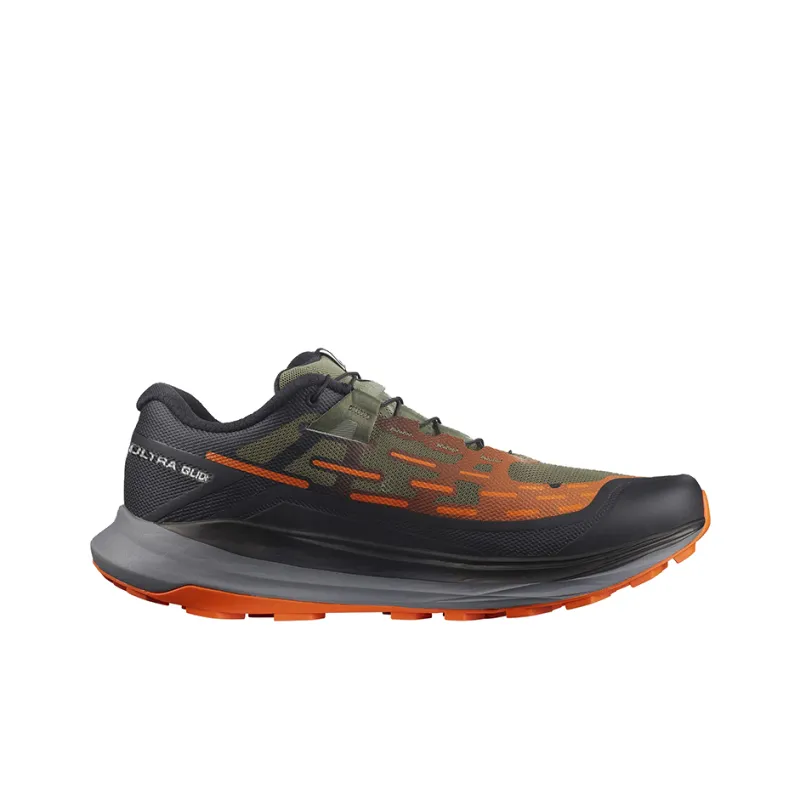 SALOMON Cushioned Anti-Slip Wear-Resistant Breathable Lightweight Low-Top Running Shoes Men's Black Brown-1