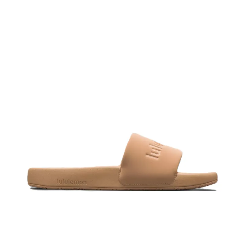 Lululemon Restfeel Slide Slip-Resistant Abrasion-Resistant Slide Slippers Women's Beech Wood Color-1