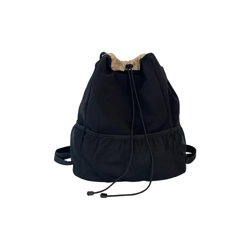 MOK Washed Cloth Backpack Unisex-4