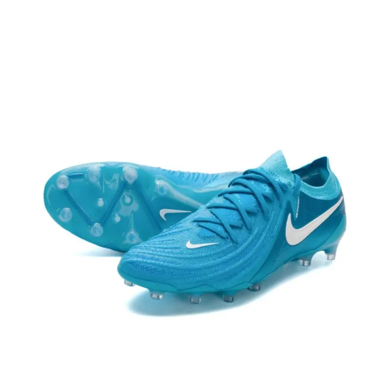 Nike Phantom GX 2 Elite AG Rubber Short Studs Artificial Ground Soccer Shoes Men's Blue White-2