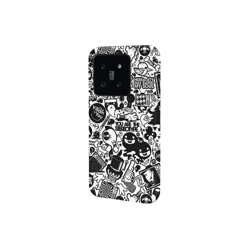 Keshami PC Material Egg Crushing Fully Enclosed Impact Resistant Matte Phone Cases Compatibility  Xiaomi 15 Pro/14 Pro-3