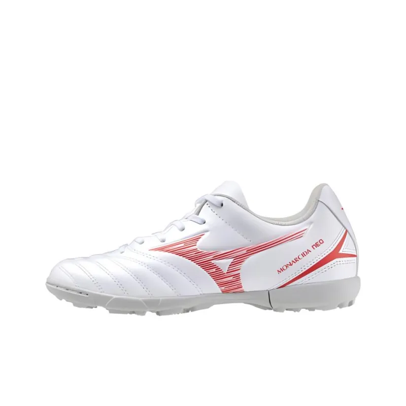 Mizuno Monarcida Cushioned Slip Resistant Low Top Casual Shoes Women's White Red-0