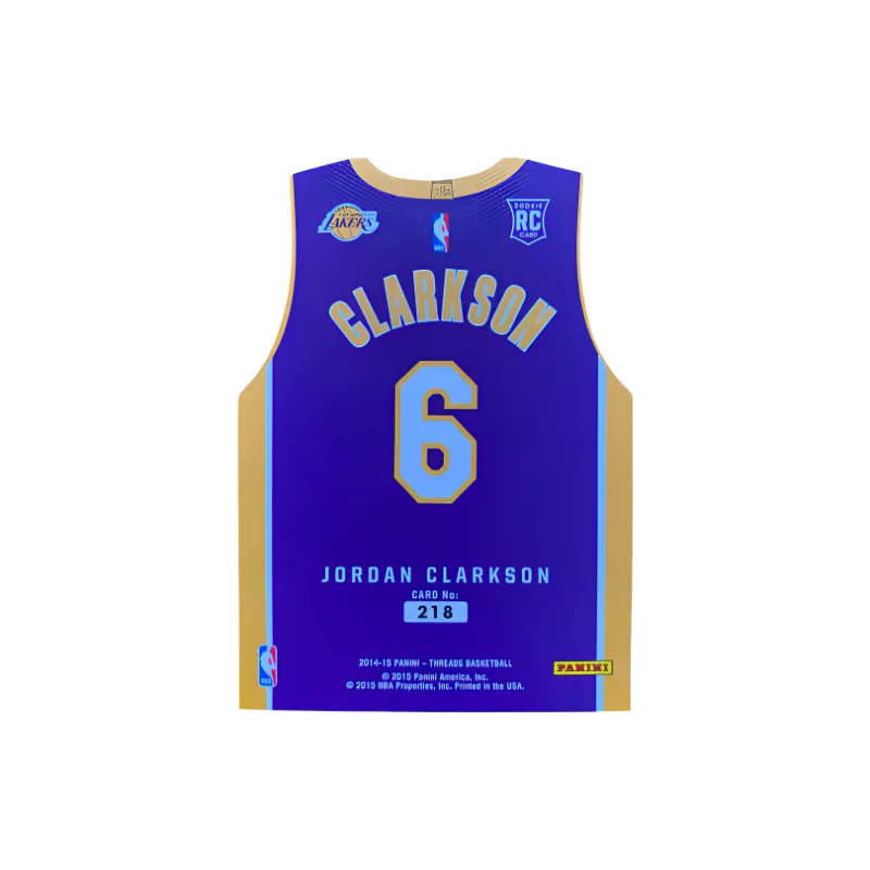 PANINI Jordan Clarkson Player Cards Lakers Away Jersey Special Card Rising Stars Card Product Access Sports Cards 1 Pc-1