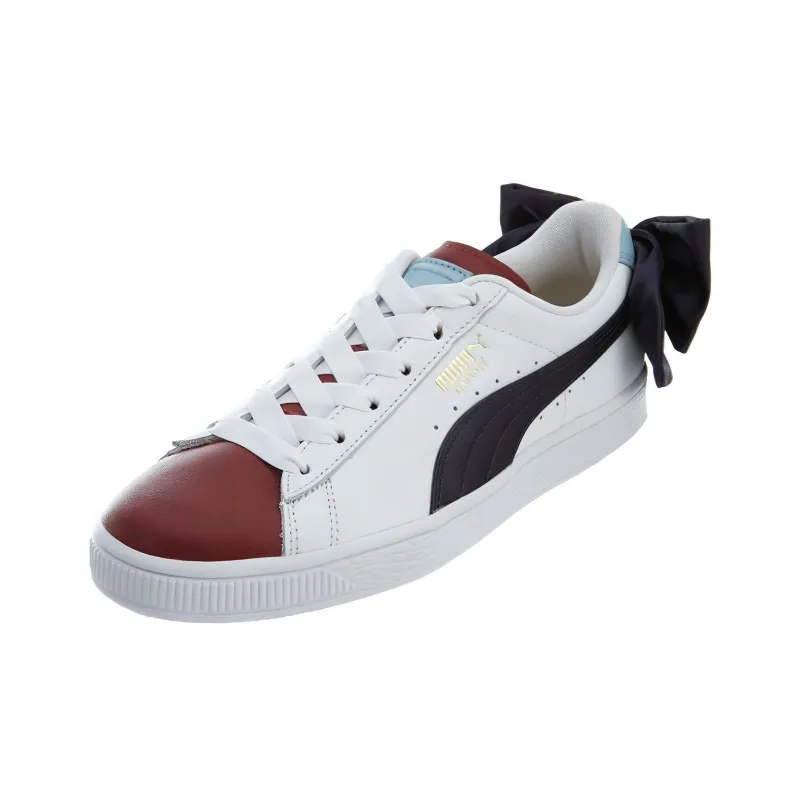 PUMA Basket Bow 'White Peacoat' Women's-2