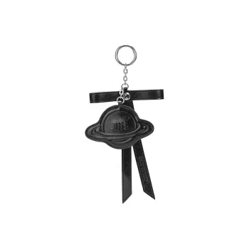JELLYTOYBOY Artificial Leather Galaxy Mirror Pendant Bag Charm Pendant Unisex Black/Denim Blue
