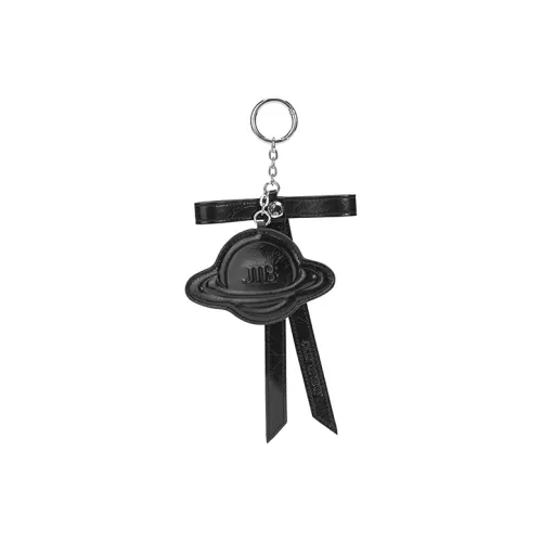 JELLYTOYBOY Artificial Leather Galaxy Mirror Pendant Bag Charm Pendant Unisex Black/Denim Blue