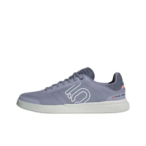 Adidas FIVE TEN SLEUTH DLX Cycling Shoes Women's Low-Top Silver Purple/Cloud White/Coral Fusion